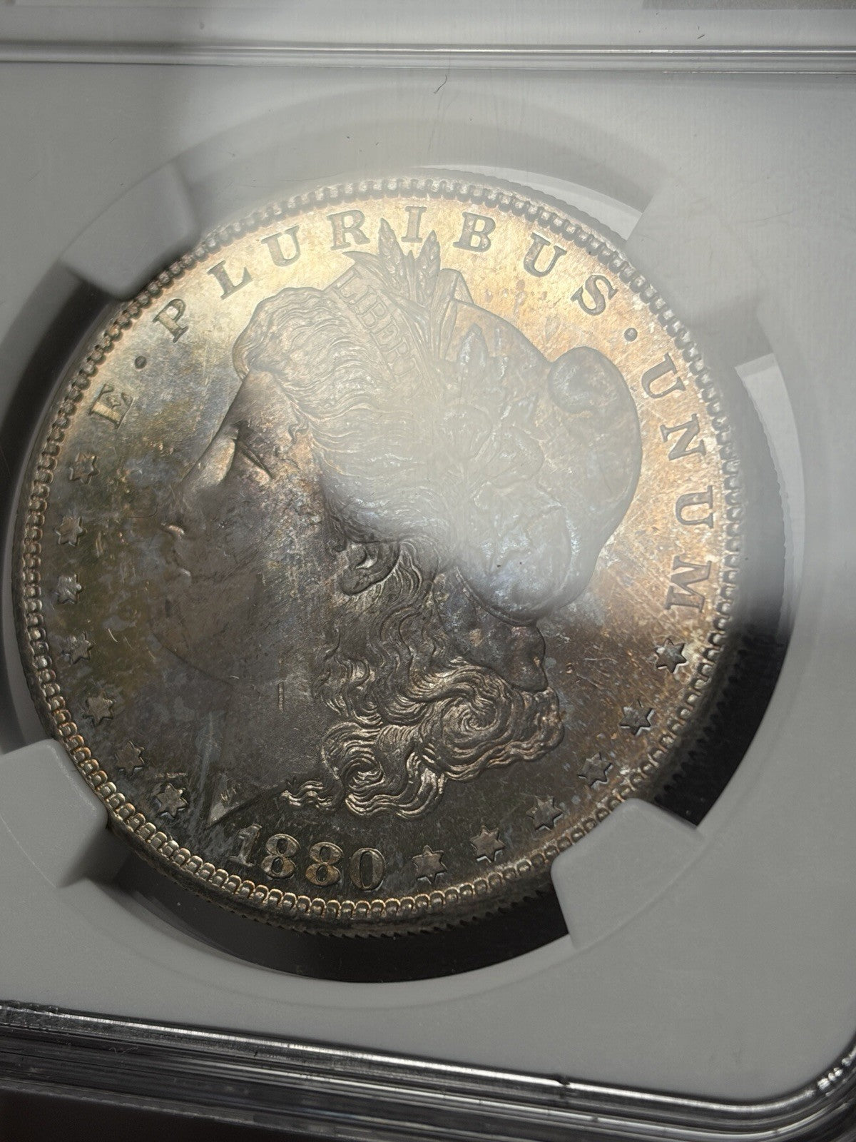 1880-S NGC MS66 Morgan Silver Dollar Toned