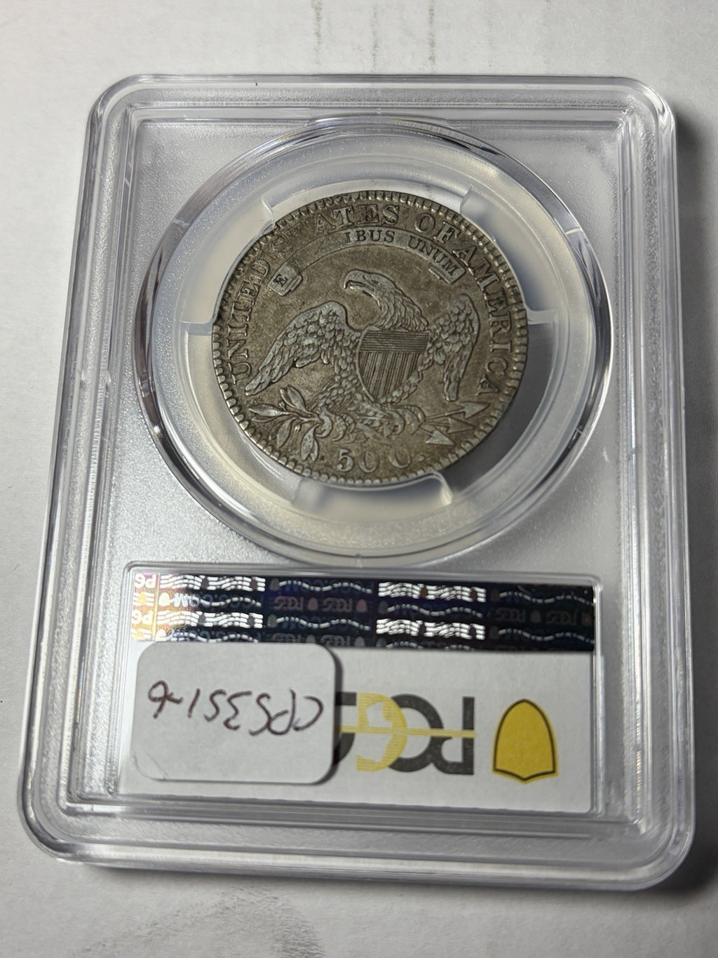 1831 PCGS VF30 CAC Capped Bust Half Dollar O-119