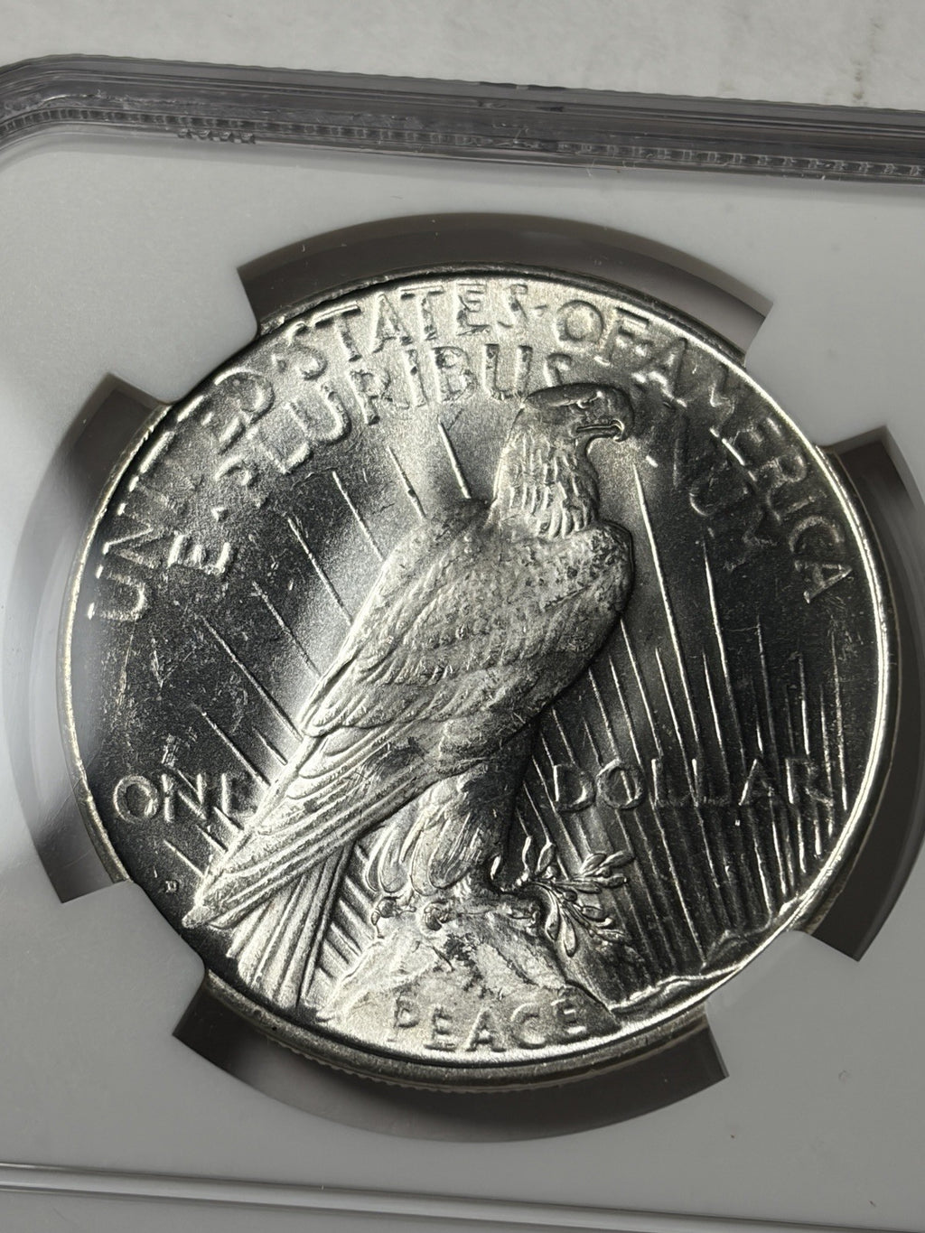 1923-D NGC UNC Details Peace Dollar