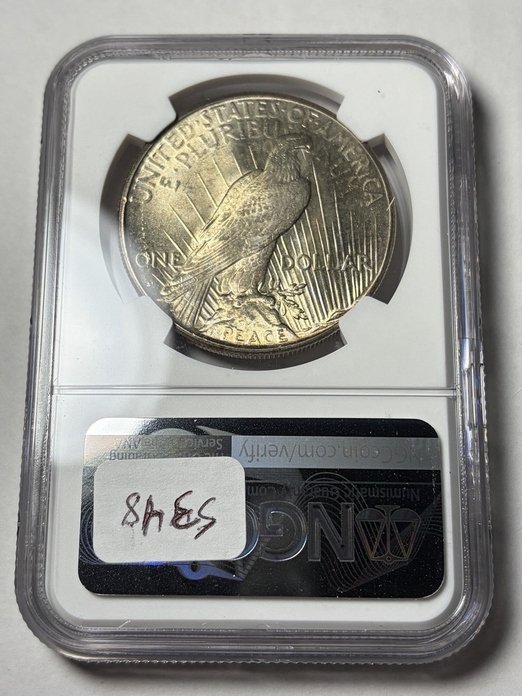 1924-S NGC MS63 Peace Silver Dollar
