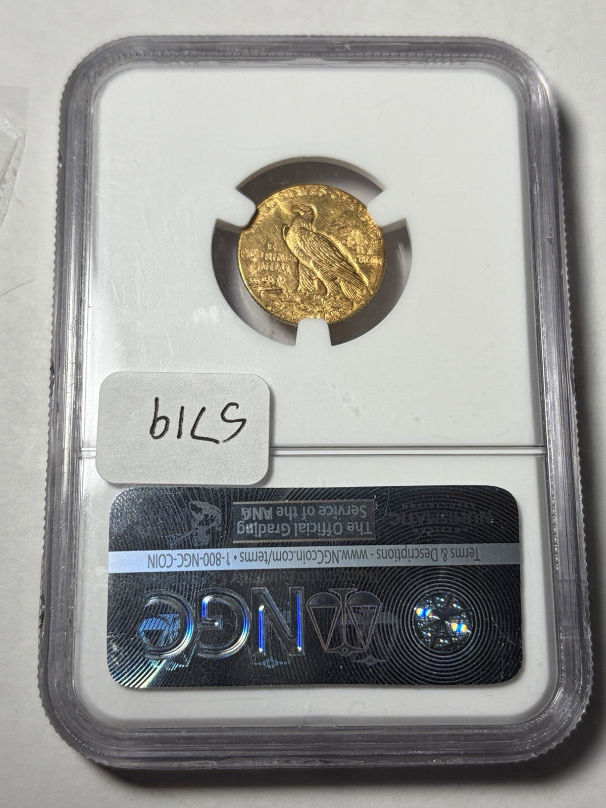 1929 NGC MS63 CAC Indian Head Gold Quarter Eagle