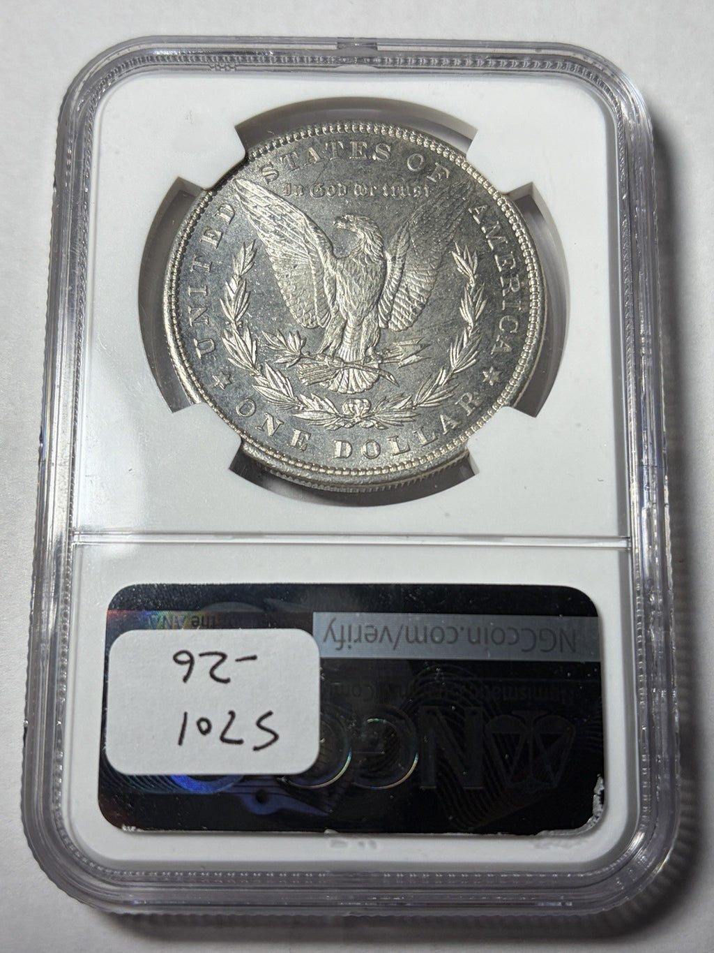 1896 NGC MS66 PL Morgan Silver Dollar