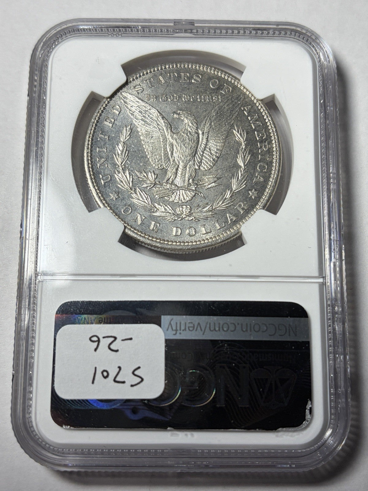 1896 NGC MS66 PL Morgan Silver Dollar