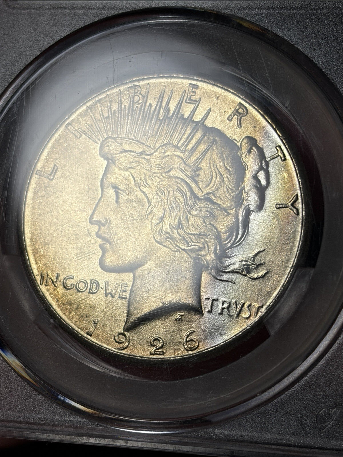 1926 CACG MS65 Peace Silver Dollar Toned Nicely