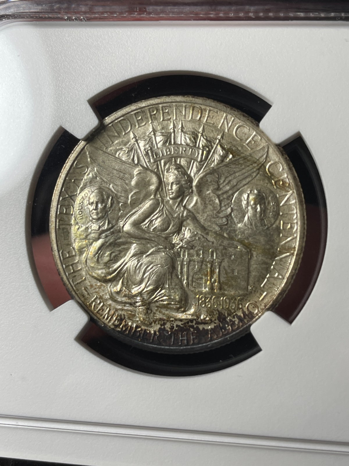 1935-S NGC MS66 CAC Texas Silver Commemorative Half Dollar Original
