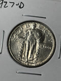1927-D Standing Liberty Quarter