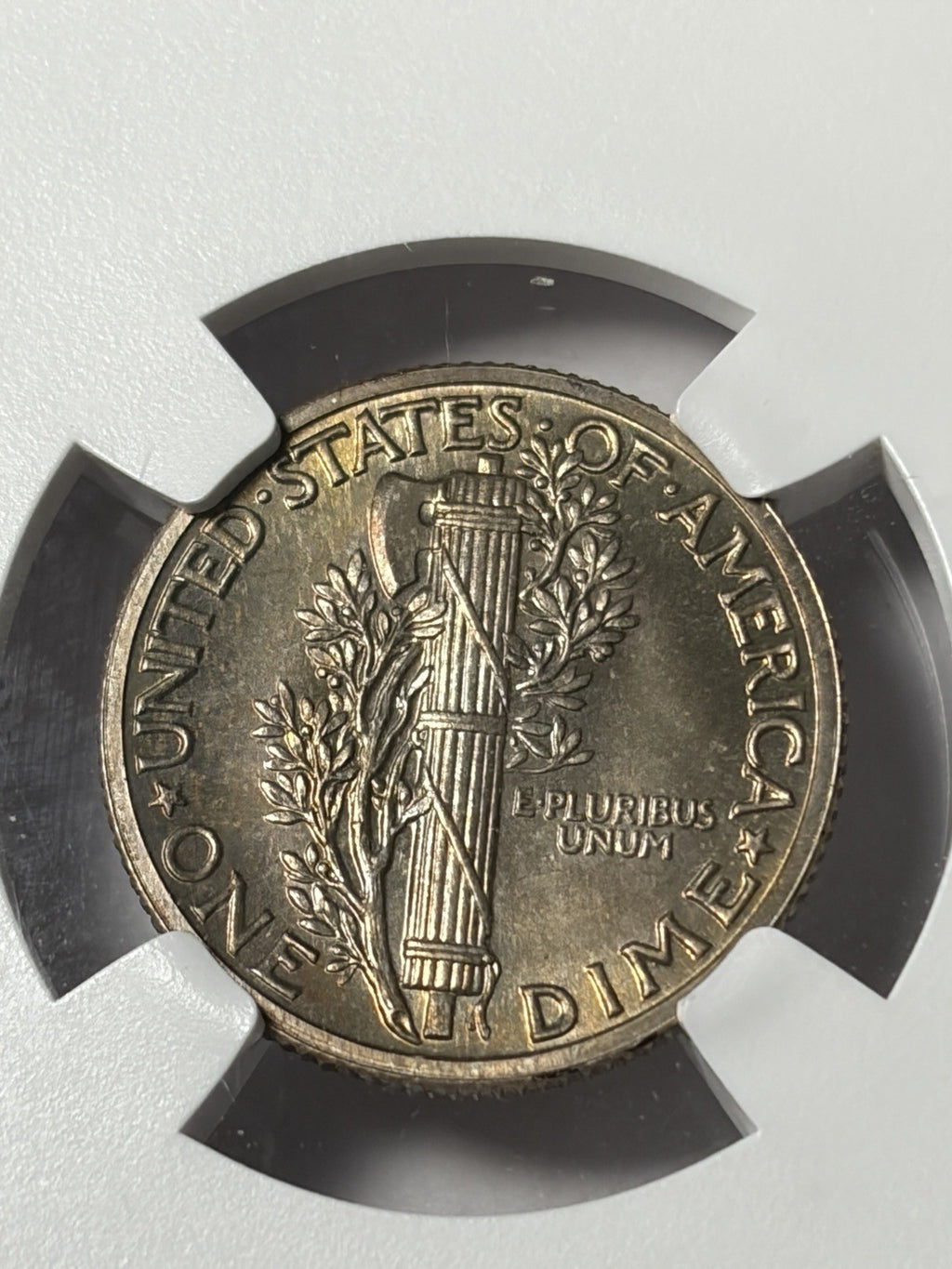 1936 NGC PF67 Mercury Dime Toned