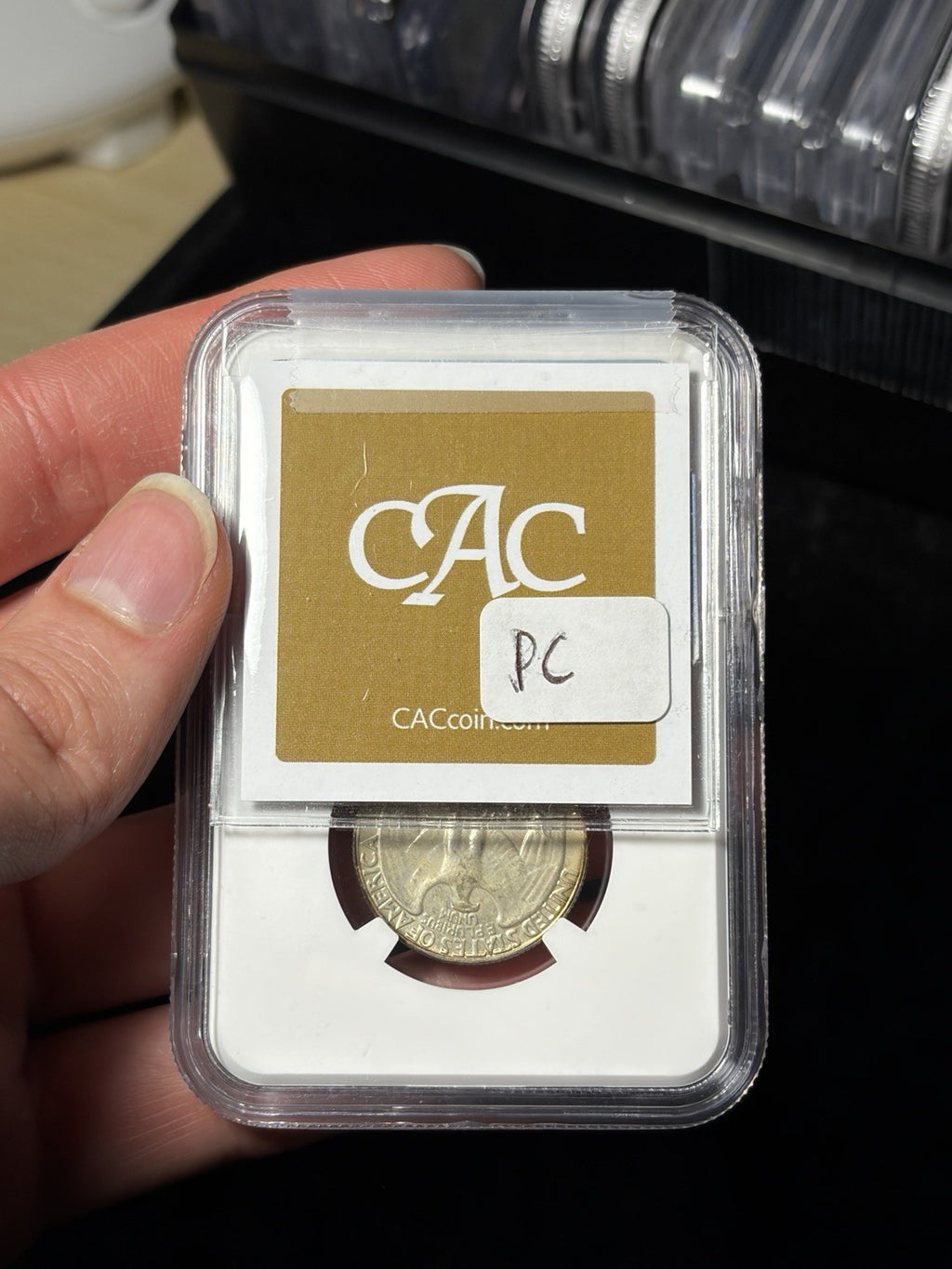 1939 NGC PF64 GOLD CAC Washington Quarter Toned , Ex. PCGS PR67!