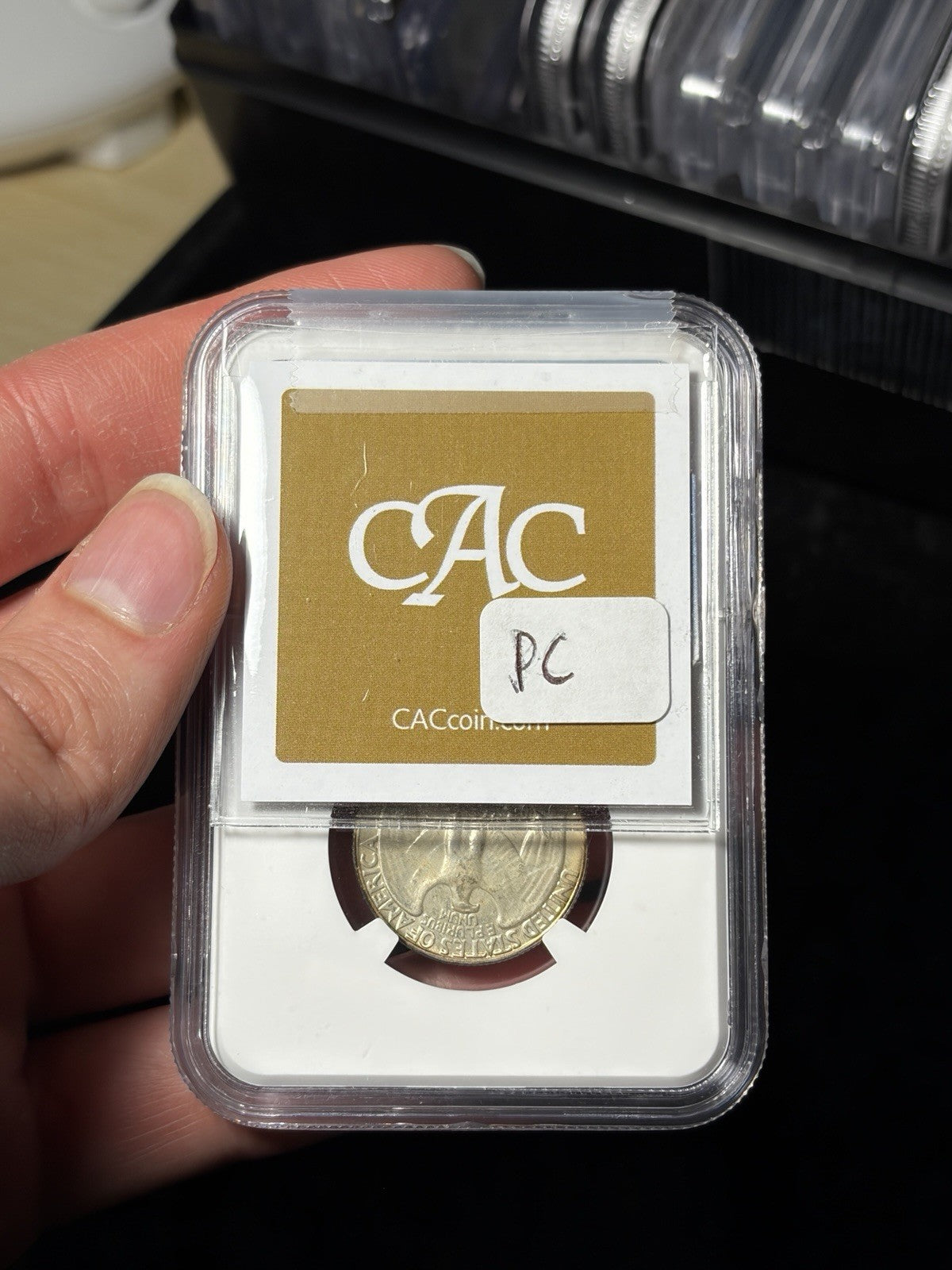 1939 NGC PF64 GOLD CAC Washington Quarter Toned , Ex. PCGS PR67!