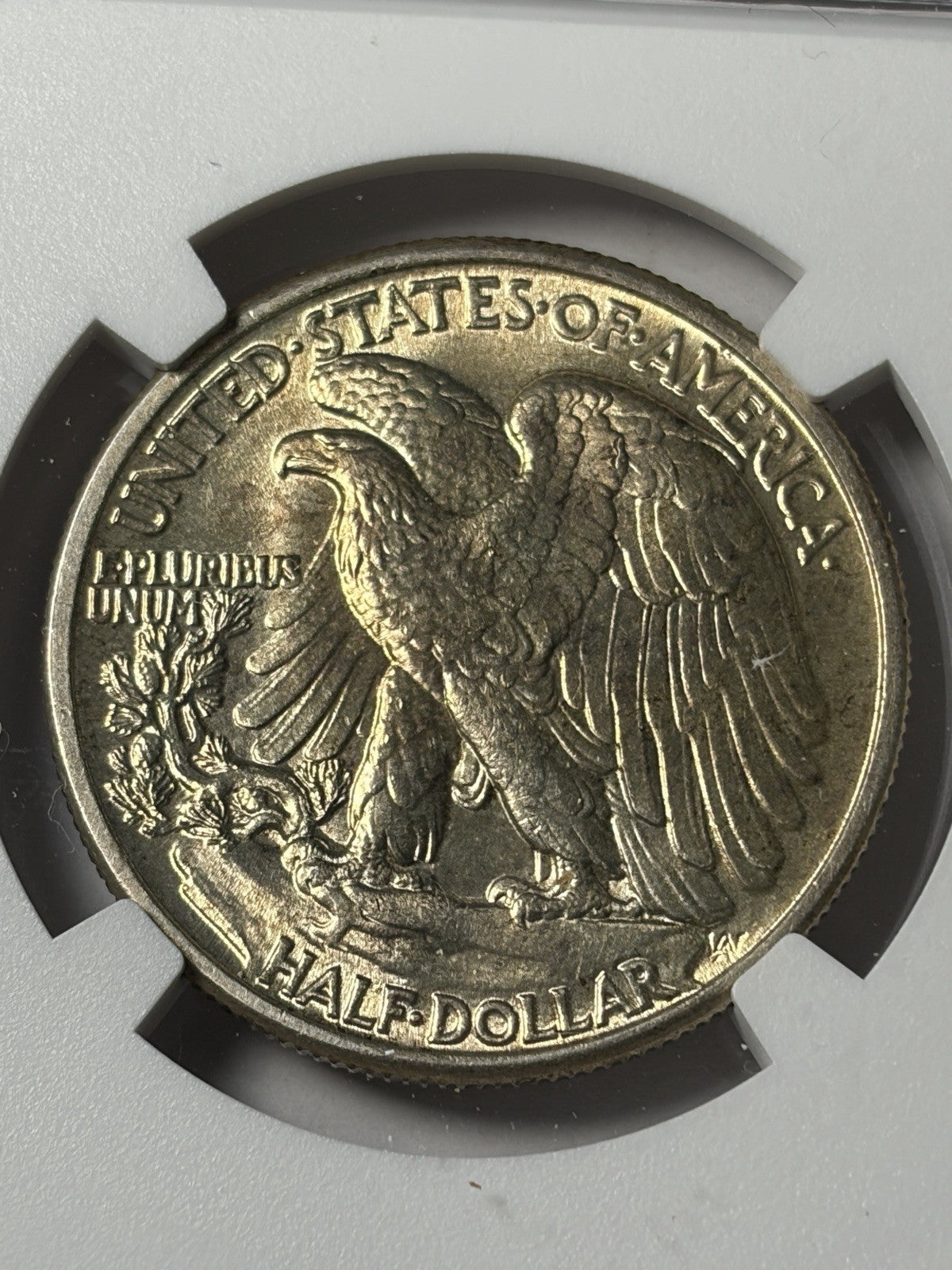 1942 NGC MS65 Walking Liberty Half Dollar Toned