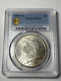 1884-CC PCGS MS63 Morgan Silver Dollar Toned