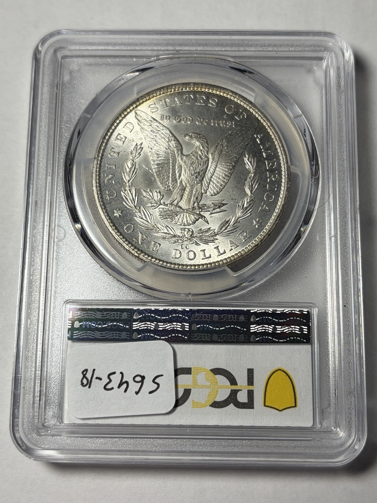 1884-CC PCGS MS63 Morgan Silver Dollar Toned