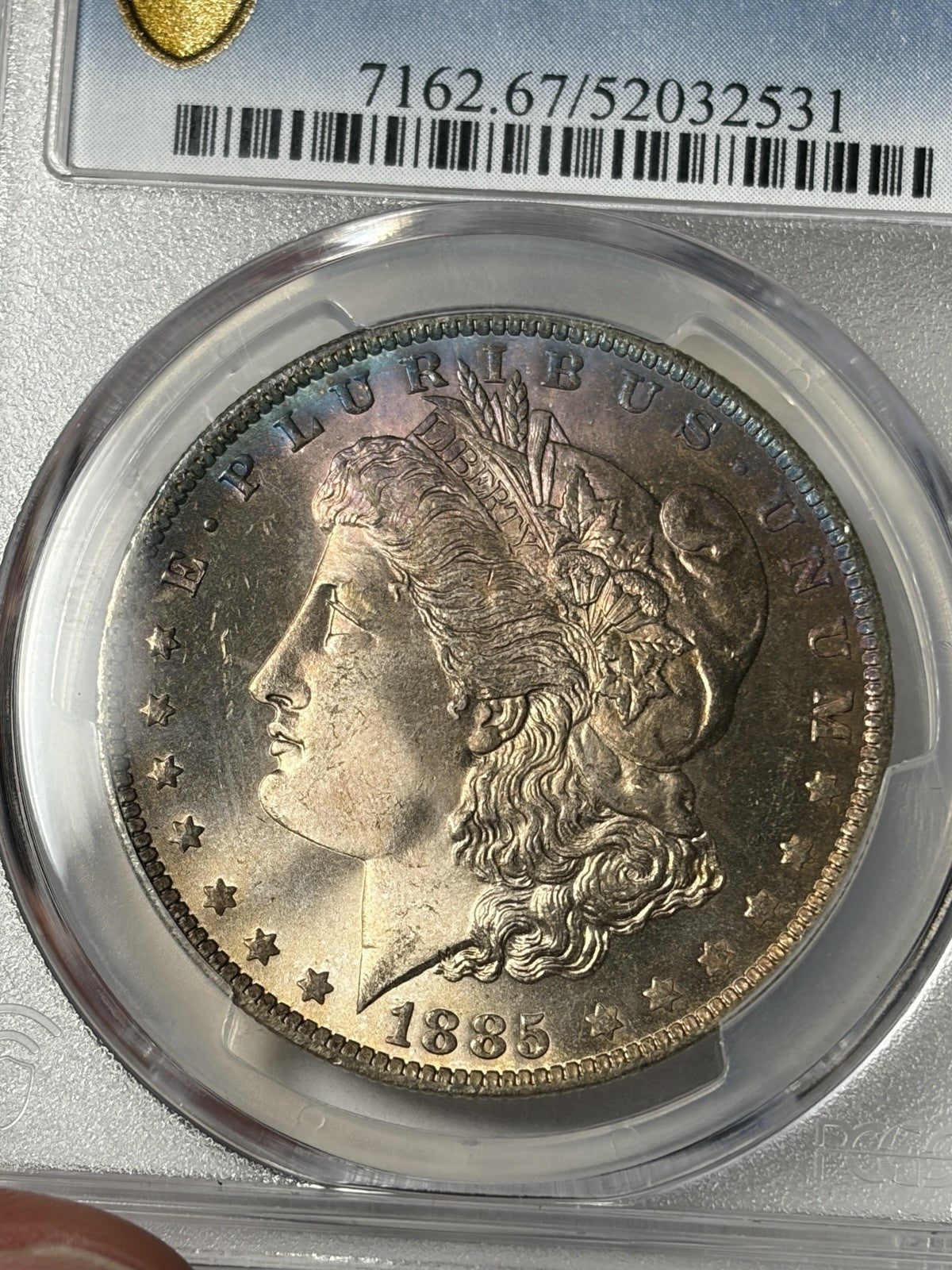 1885-O PCGS MS67 Morgan Silver Dollar Toned