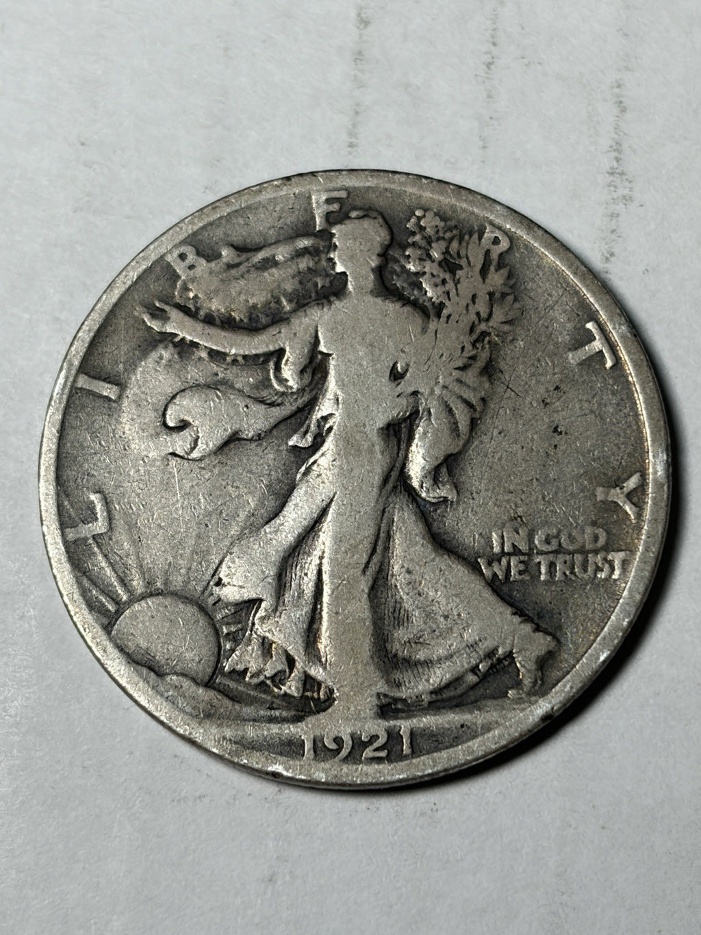1921-D Walking Liberty Half Dollar
