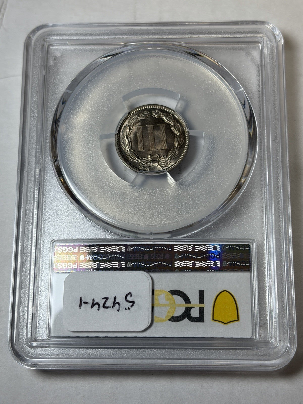 1888 PCGS MS67 Three Cent Nickel Superb Gem
