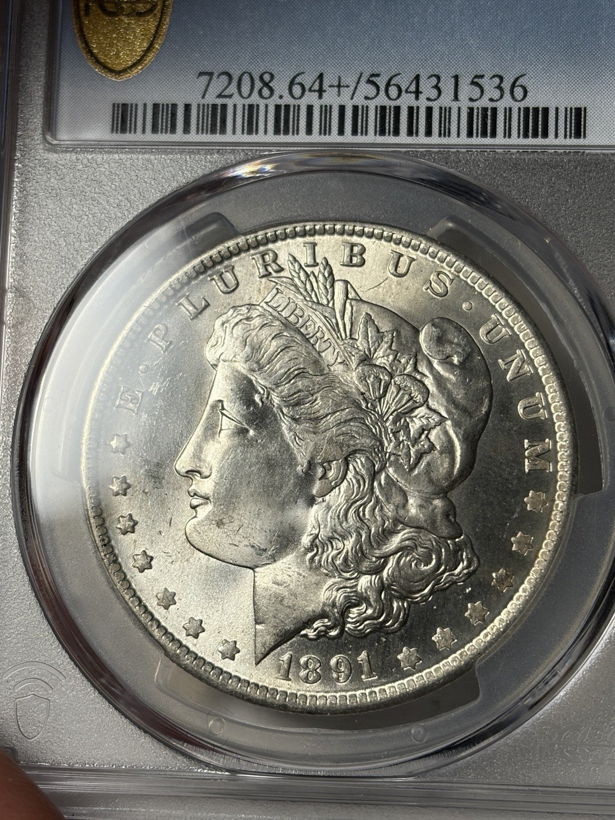 1891-O PCGS MS64+ Morgan Silver Dollar
