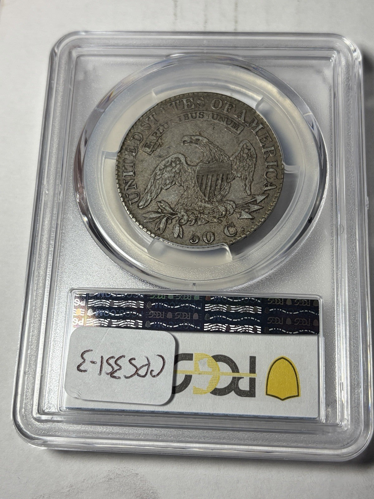 1824 PCGS VF30 CAC Capped Bust Half Dollar O-111