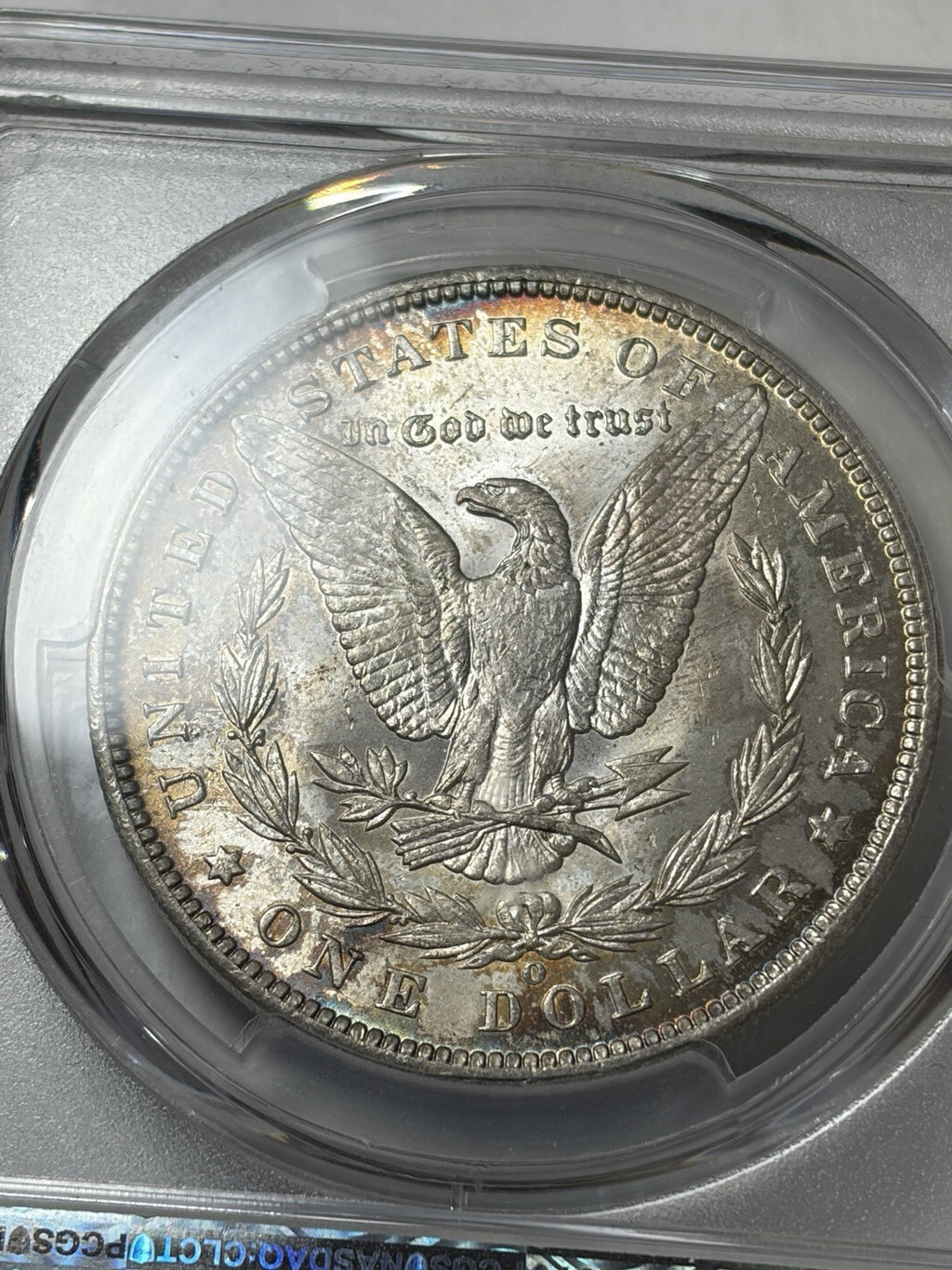 1890-O PCGS MS65 Morgan Silver Dollar Toned