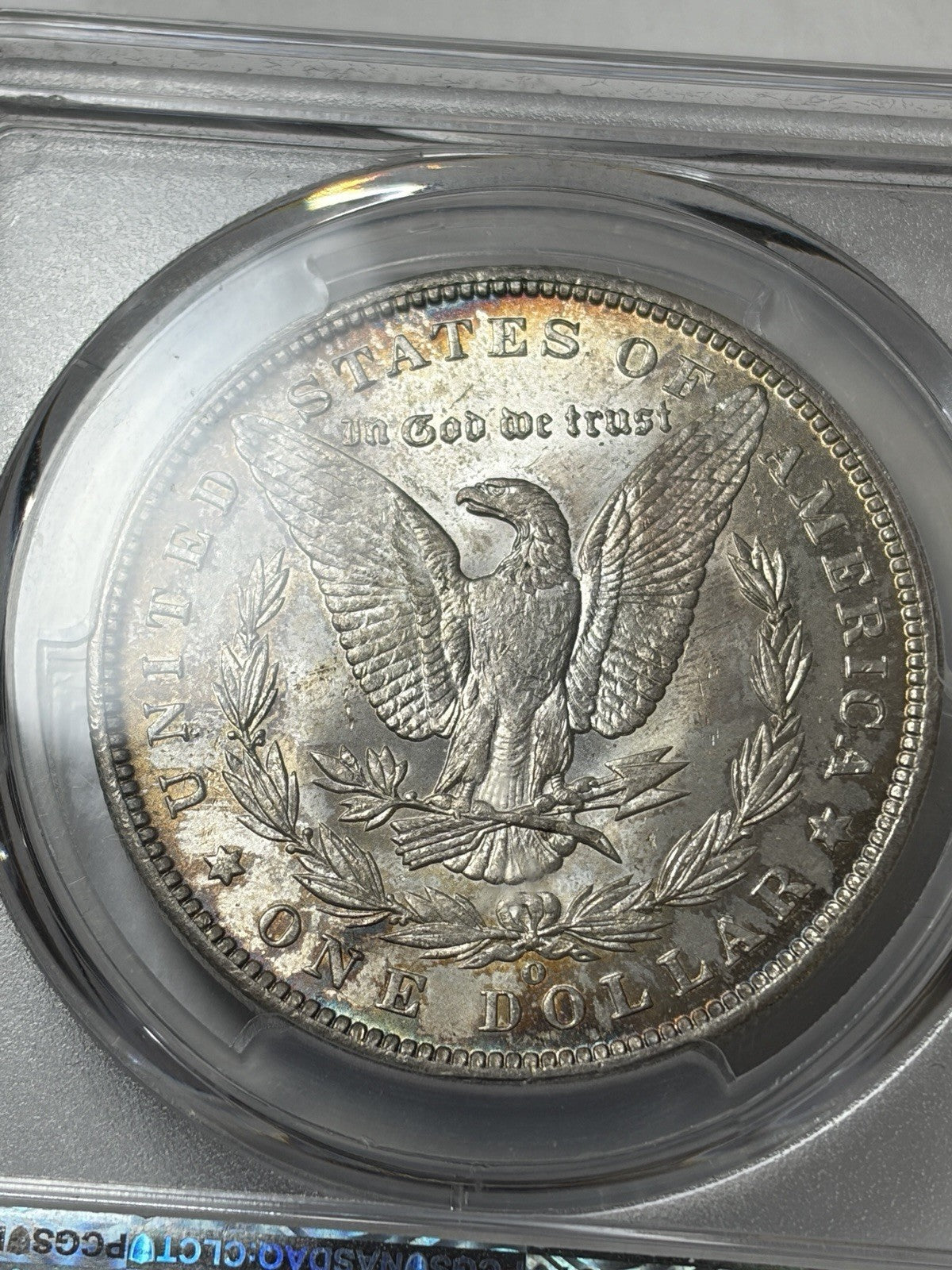 1890-O PCGS MS65 Morgan Silver Dollar Toned