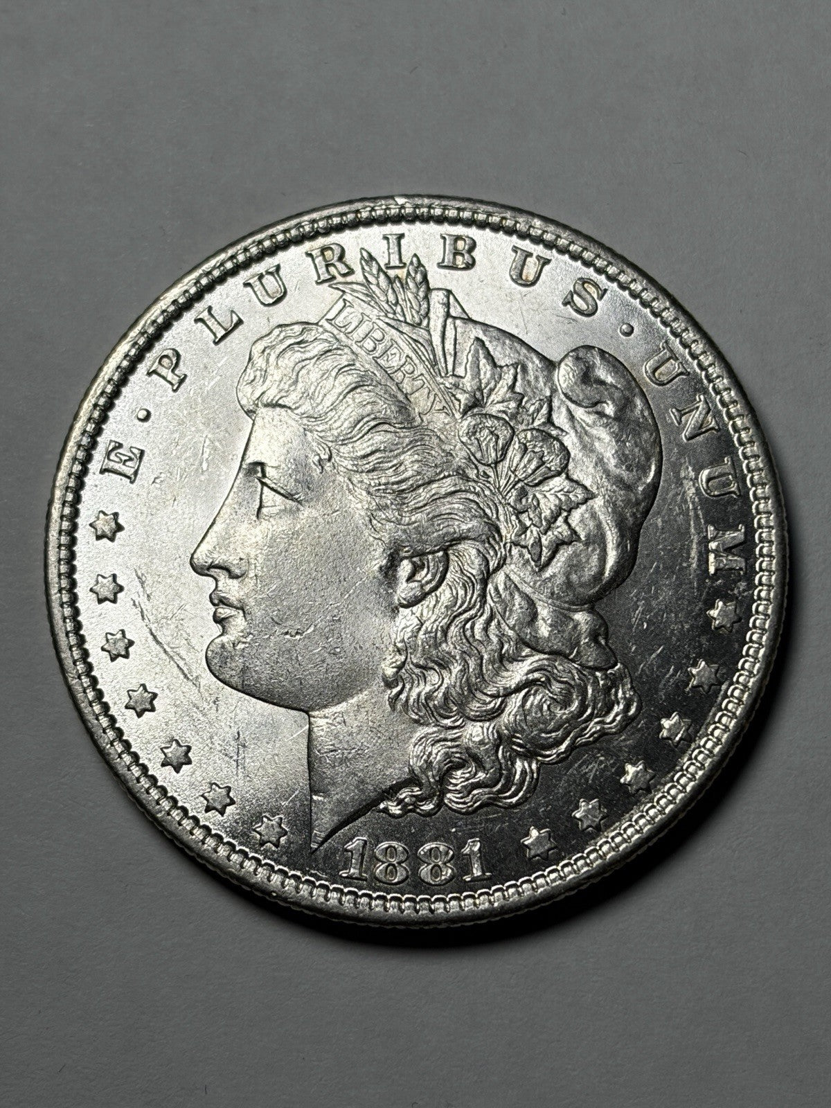 1881-O Morgan Silver Dollar Details