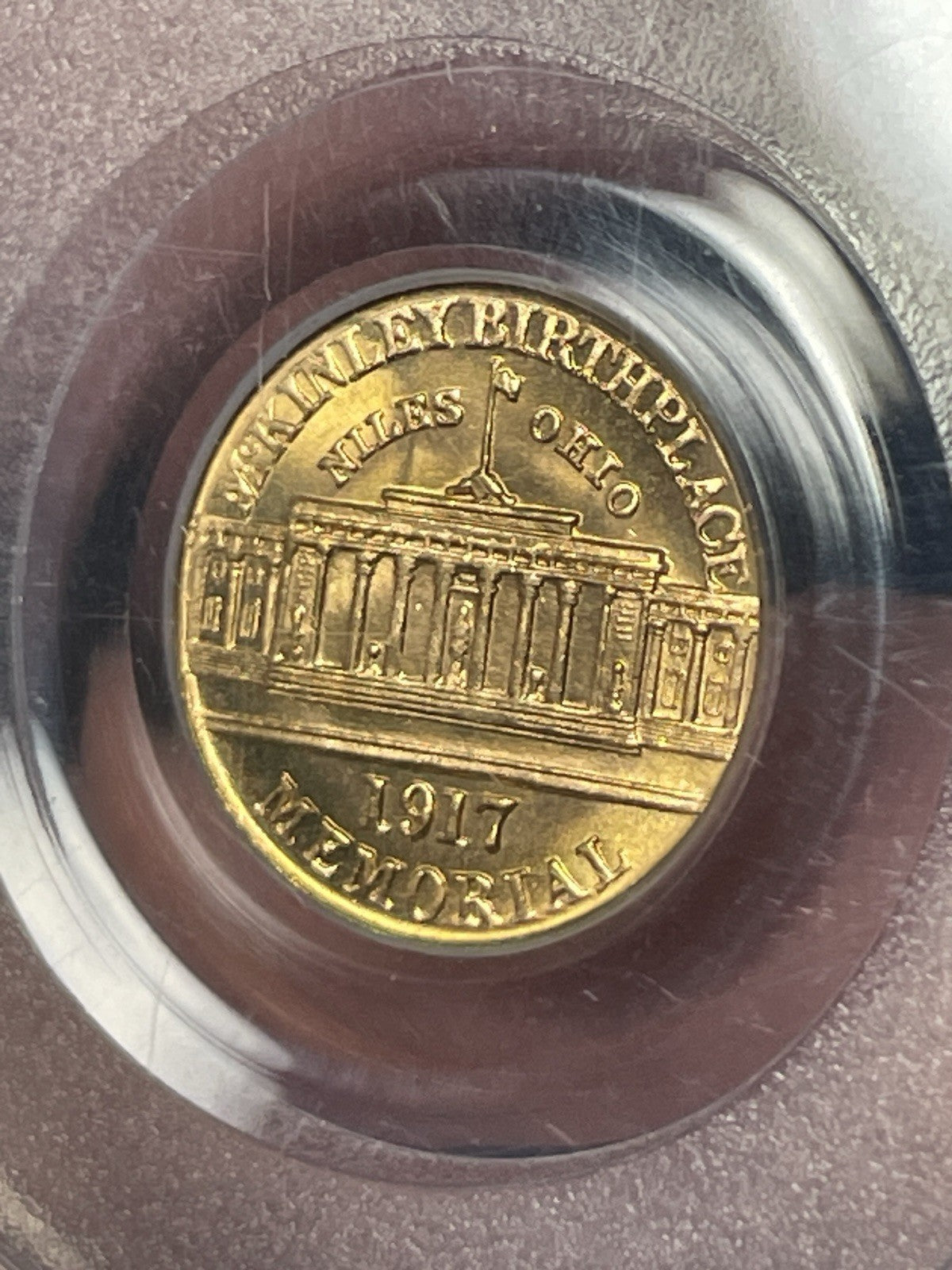 1917 PCGS MS66 McKinley Gold Commemorative Dollar Old Blue Holder