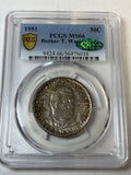 1951 PCGS MS66 CAC Booker T Washington Commemorative Toned