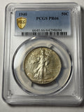 1940 PCGS PR66 Walking Liberty Half Dollar Toned