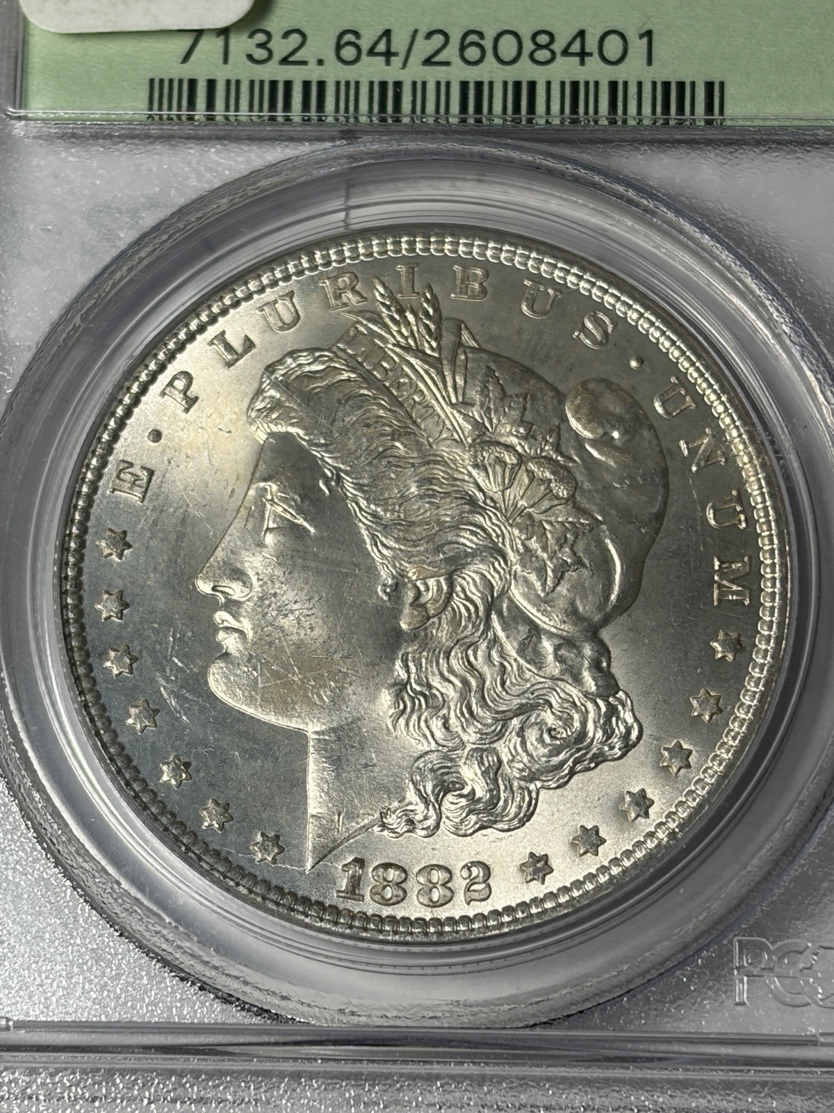 1882 PCGS MS64 Morgan Silver Dollar OGH Old Holder