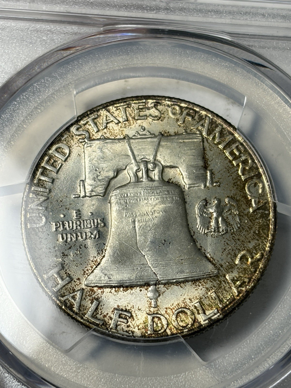 1952-D PCGS MS66+ FBL CAC Franklin Half Dollar Toned
