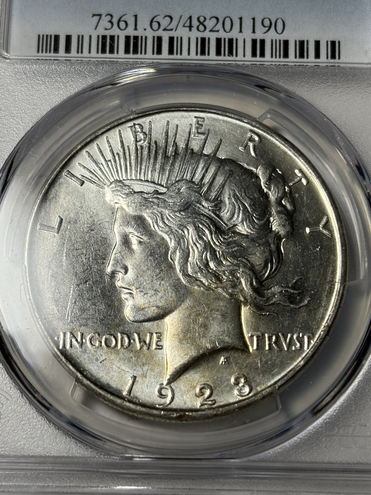 1923-D PCGS MS62 Peace Silver Dollar