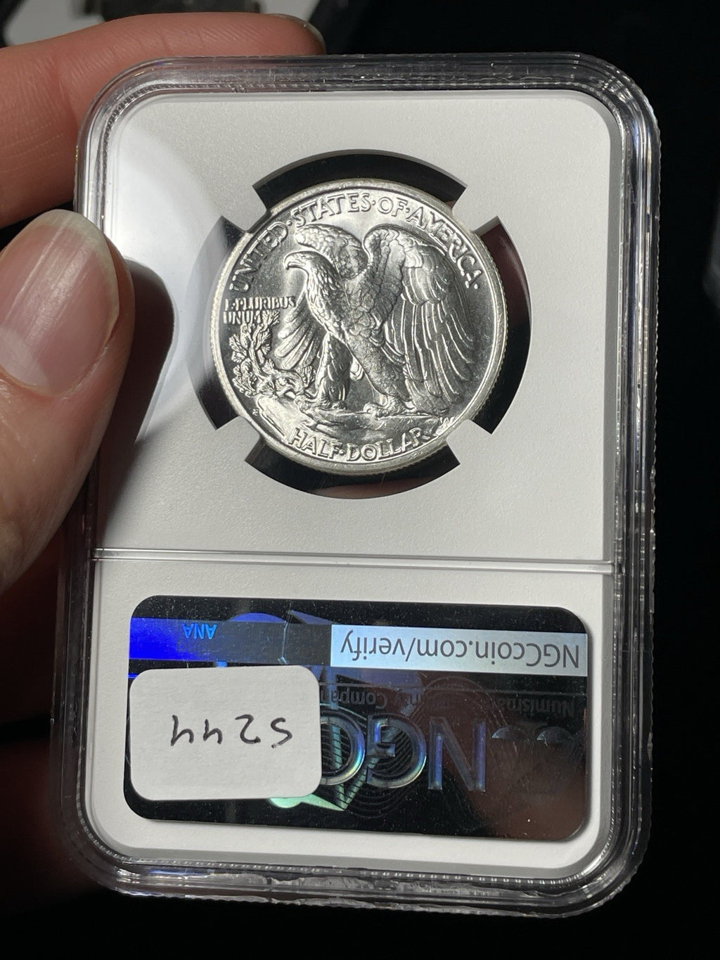 1939-S NGC MS66+ CAC Walking Liberty Half Dollar