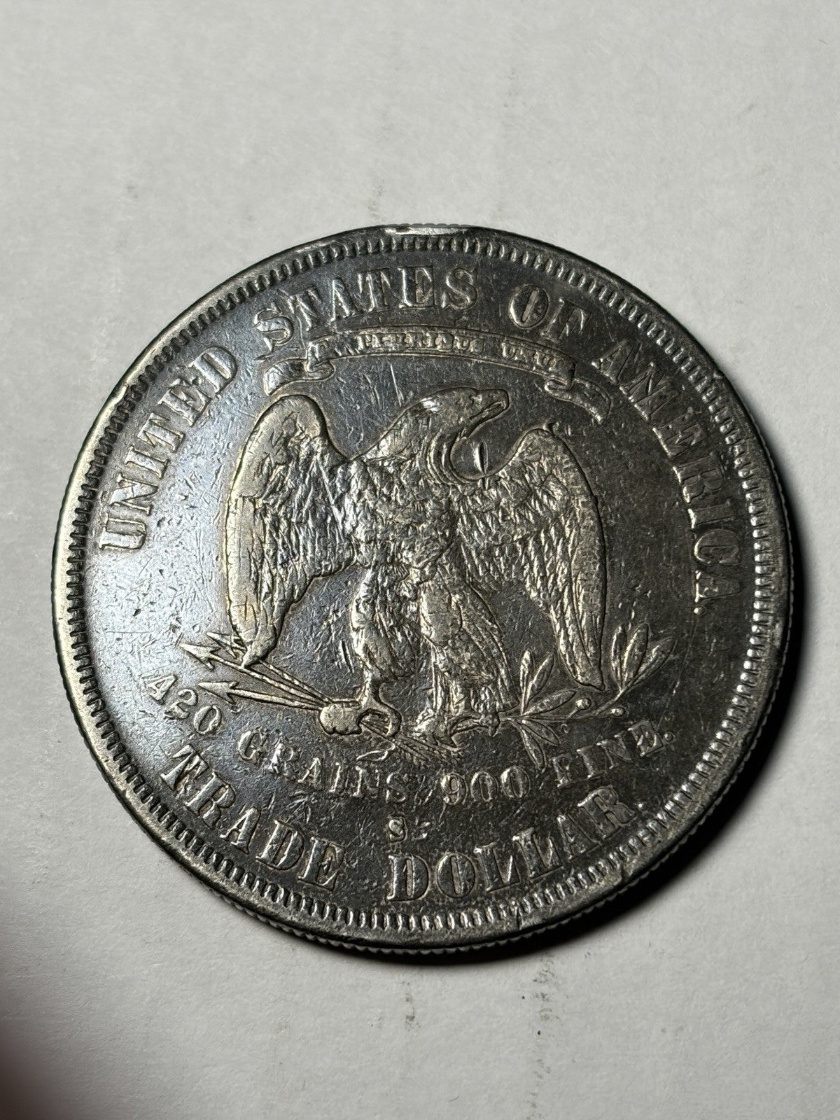 1878-S Trade Silver Dollar Details