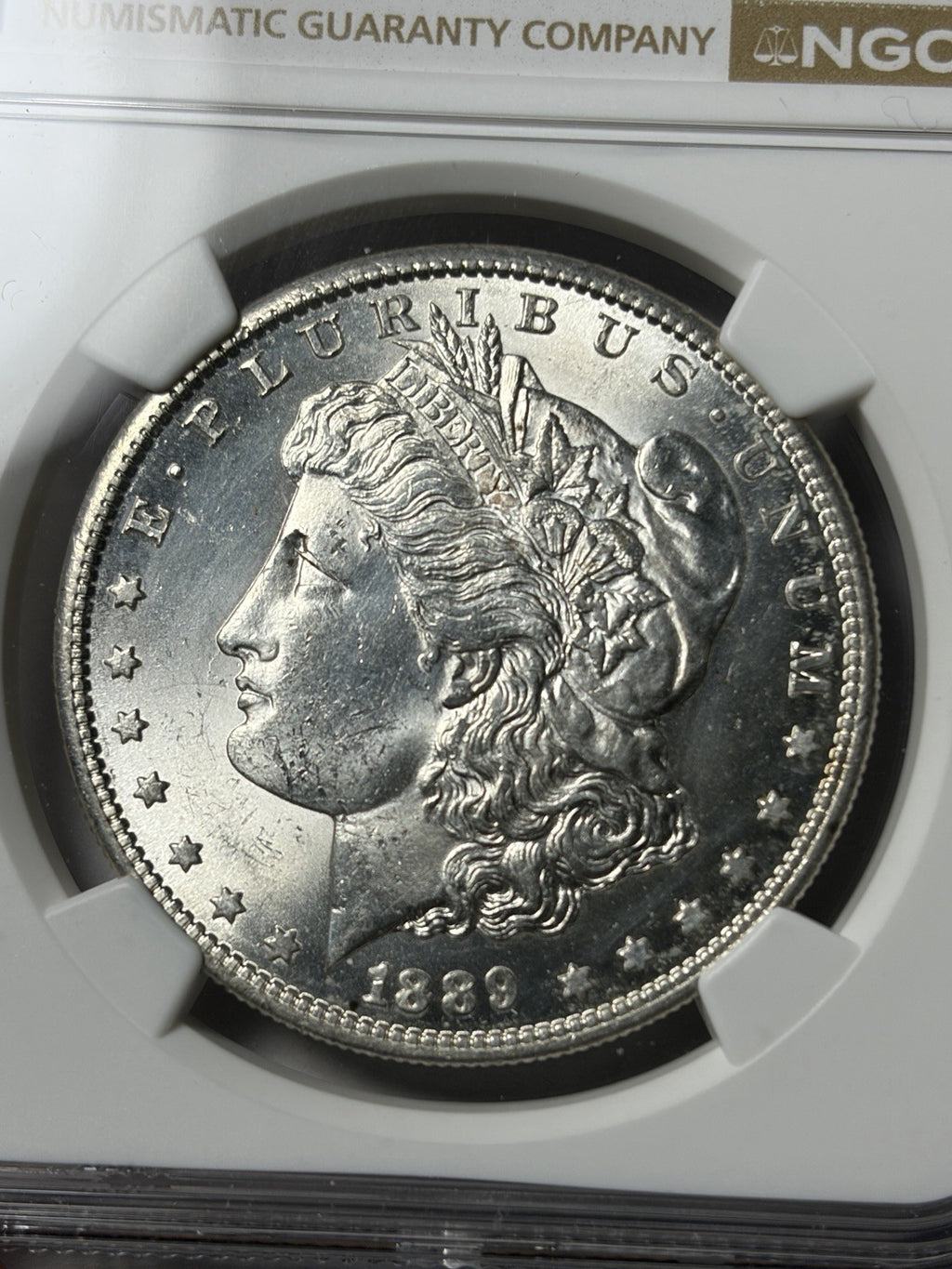 1889-S NGC UNC Details Morgan Silver Dollar