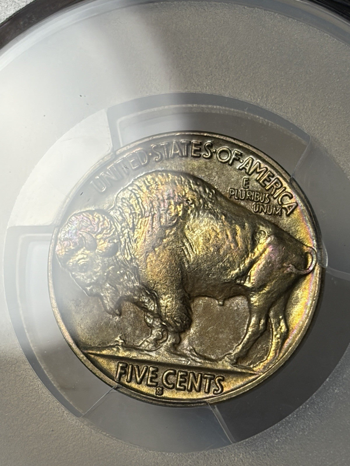1931-S PCGS MS66+ CAC Buffalo Nickel Toned