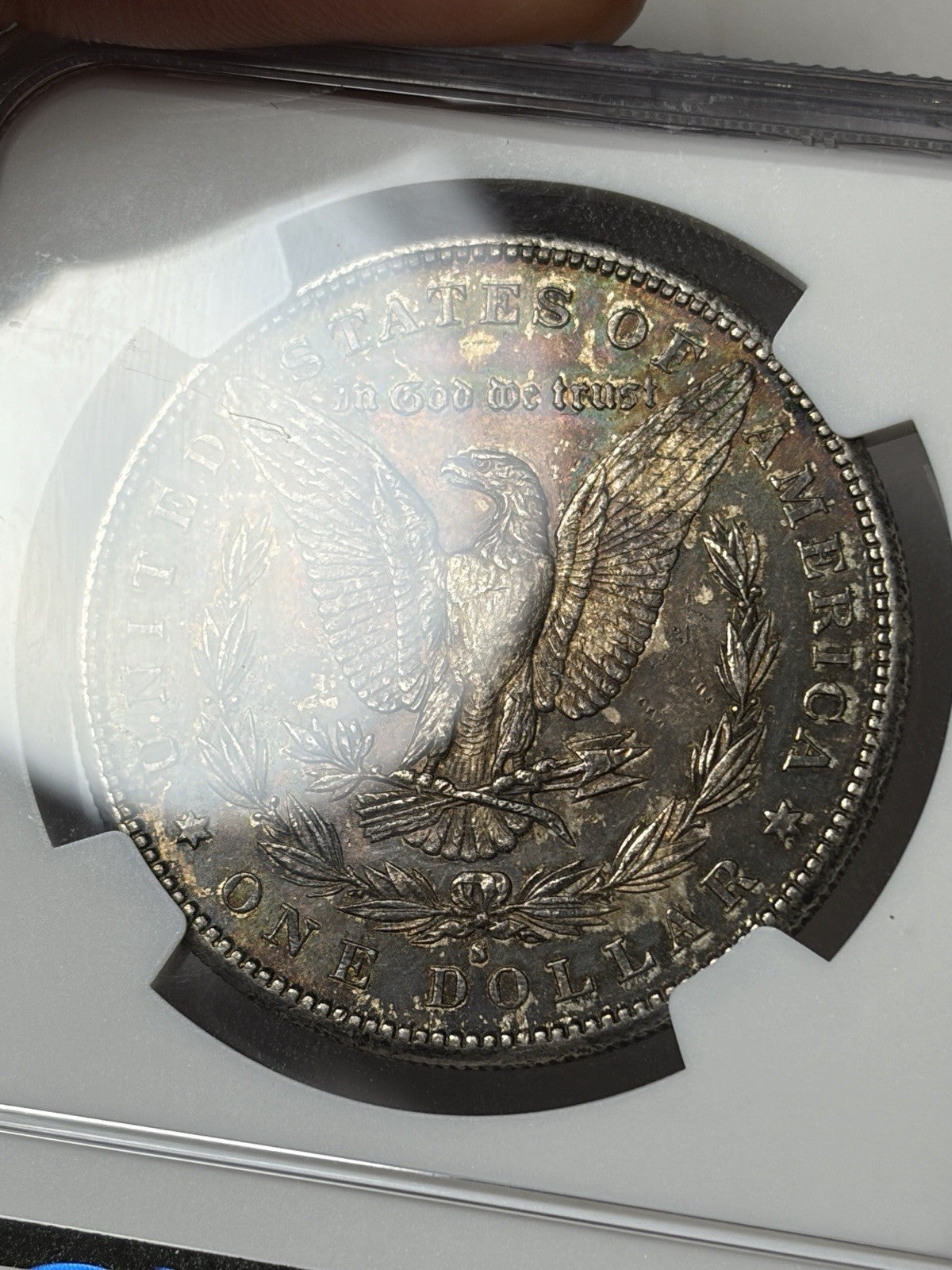 1886-S NGC AU58 Morgan Silver Dollar Toned