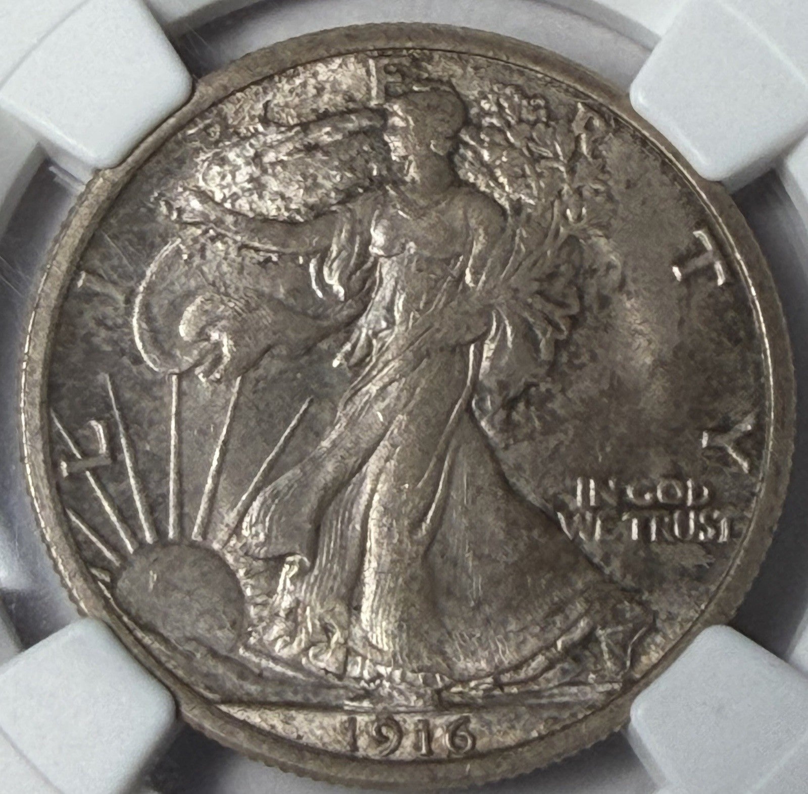 1916 NGC MS 65 Walking LIberty Half Dollar