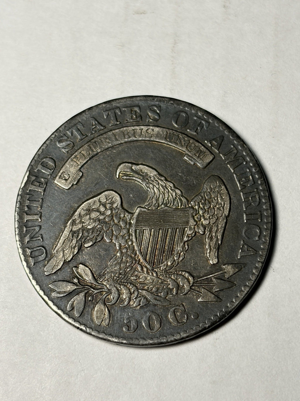 1833 Capped Bust Half Dollar