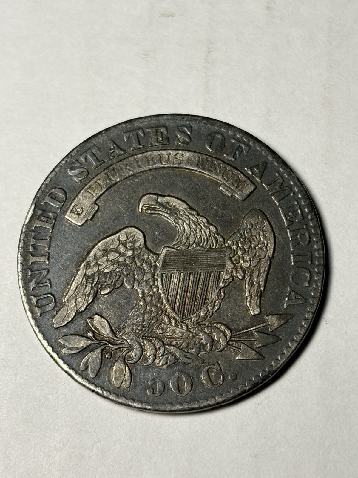 1833 Capped Bust Half Dollar