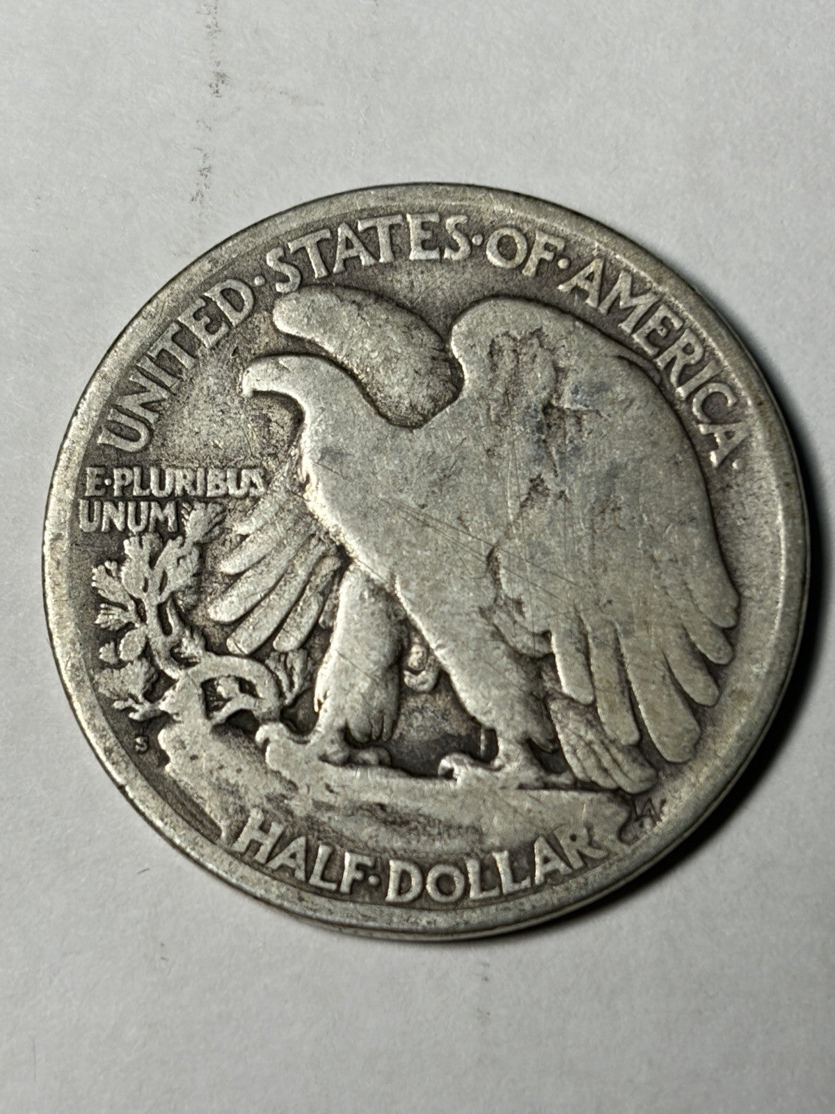 1921-S Walking Liberty Half Dollar Details