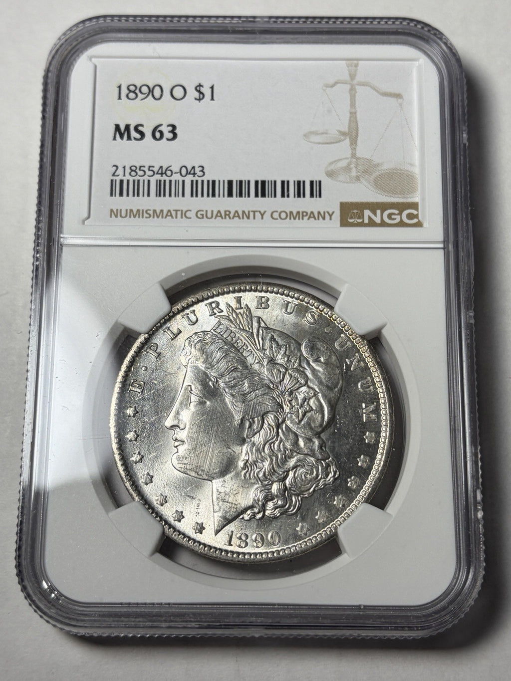 1890-O NGC MS63 Morgan Silver Dollar