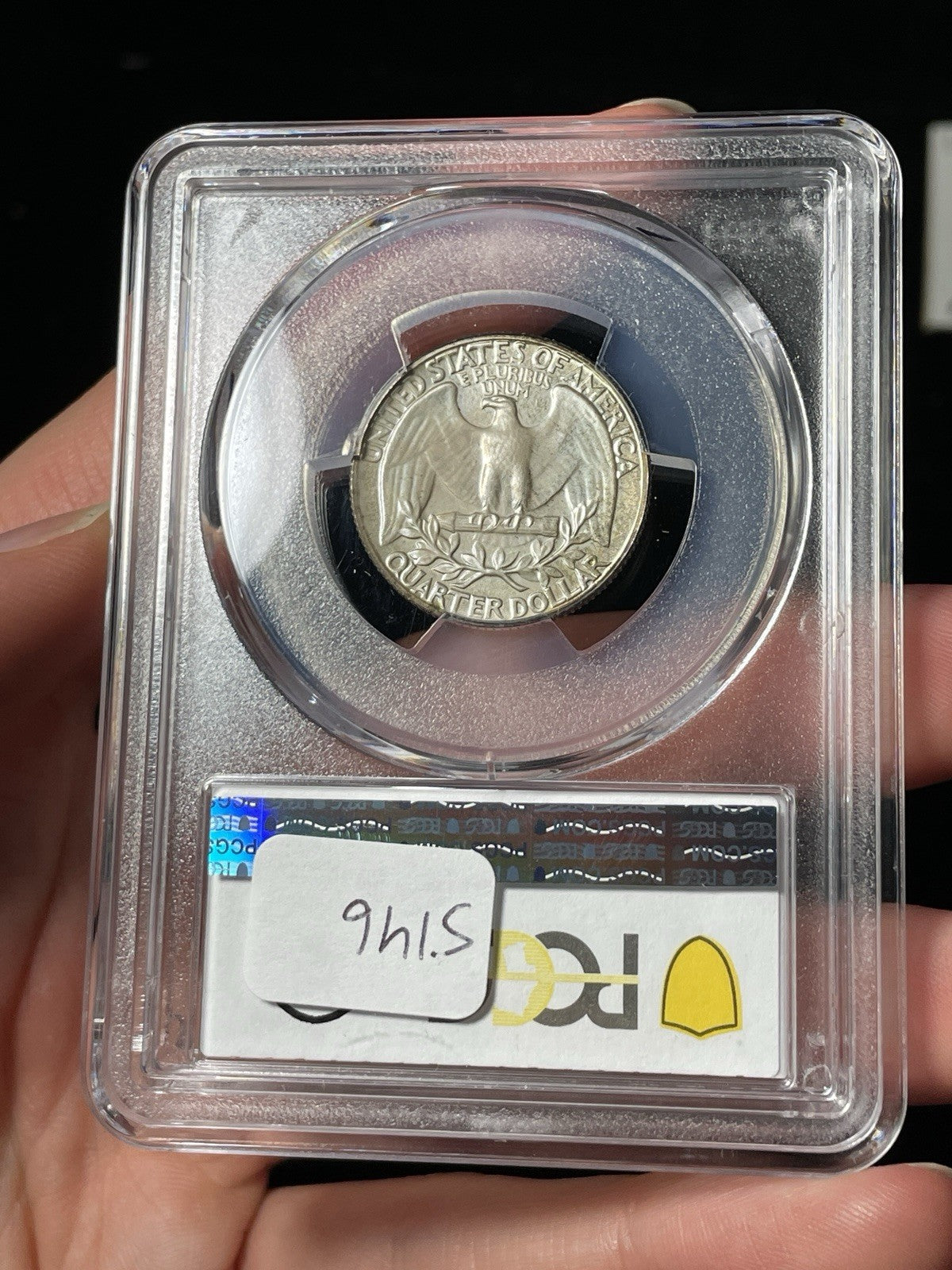 1940 PCGS PR67+ CAC Washington Silver Quarter Toned