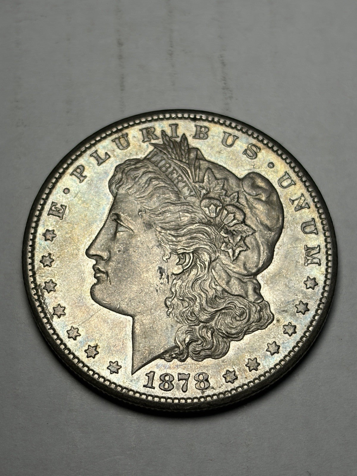 1878-CC Morgan Silver Dollar Toned