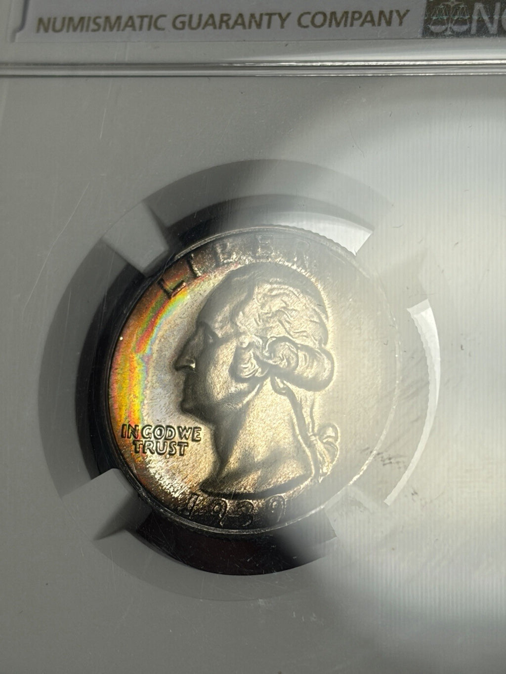 1939 NGC PF64 GOLD CAC Washington Quarter Toned , Ex. PCGS PR67!