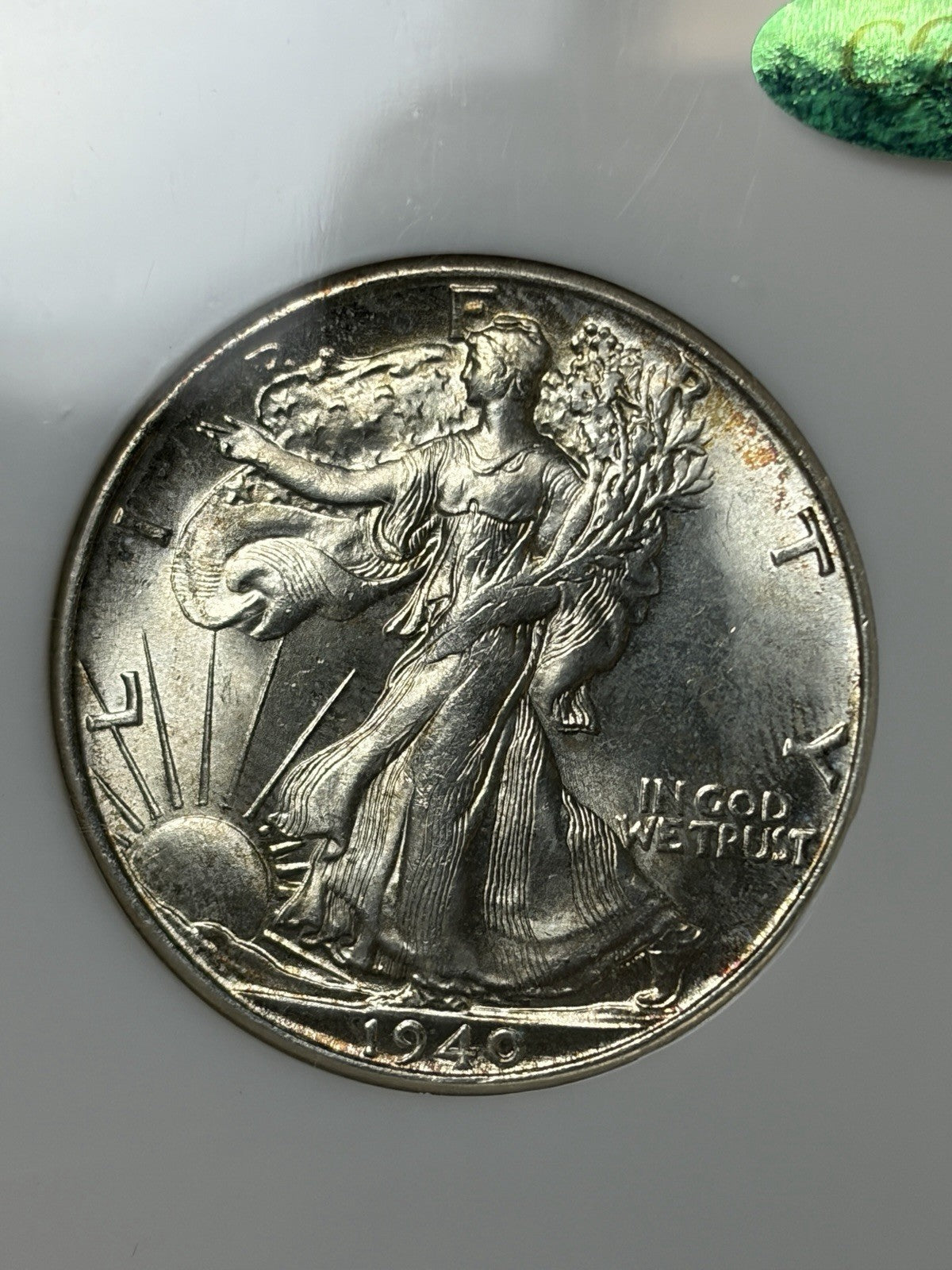 1940-S NGC MS64 CAC Walking Liberty Half Dollar Old Fatty Holder