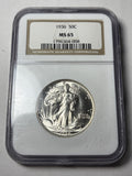 1936 NGC MS65 Walking Liberty Half Dollar