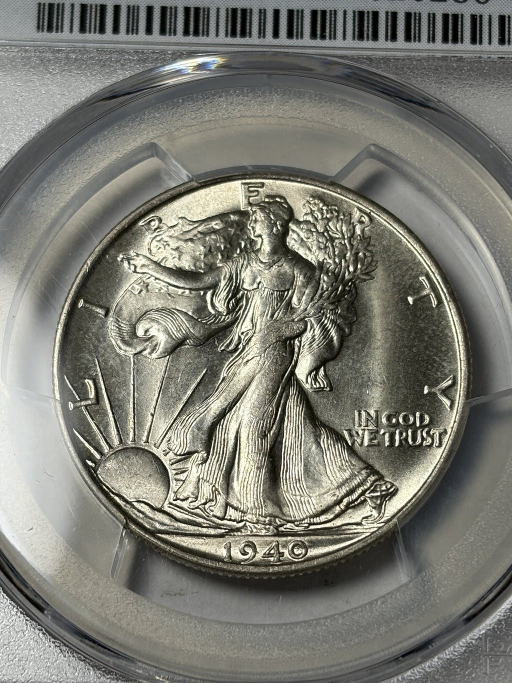 1940-S PCGS MS66+ Walking Liberty Half Dollar