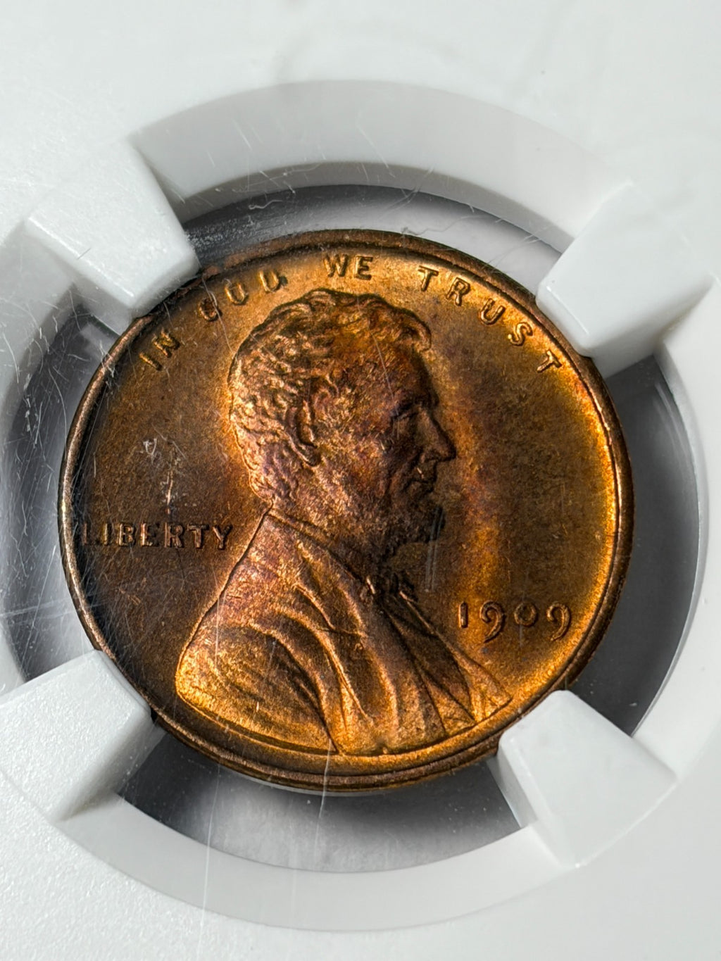1909 NGC MS65 RB Lincoln Wheat Cent