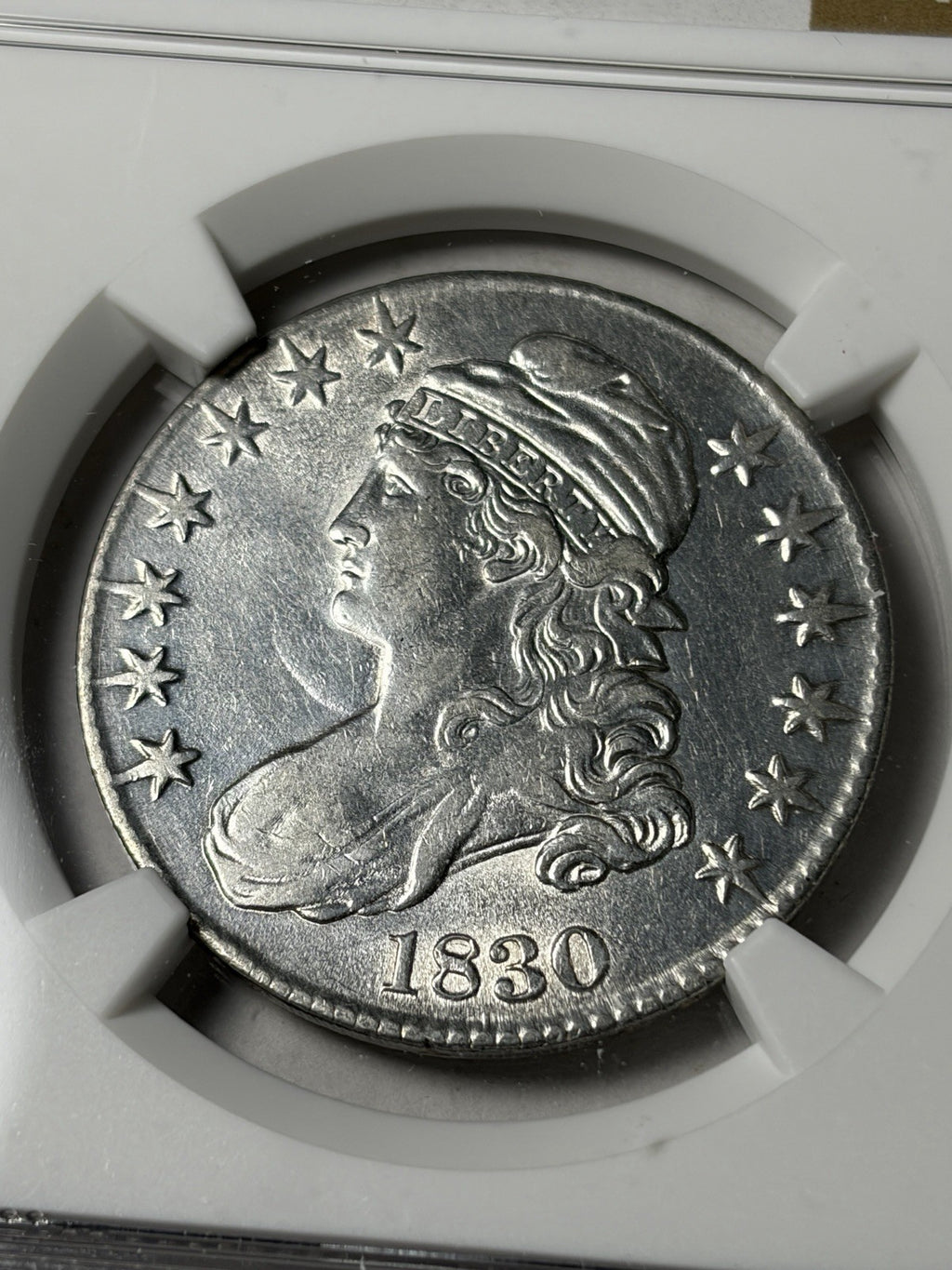 1830 NGC XF Details Capped Bust Half Dollar - Looks Better