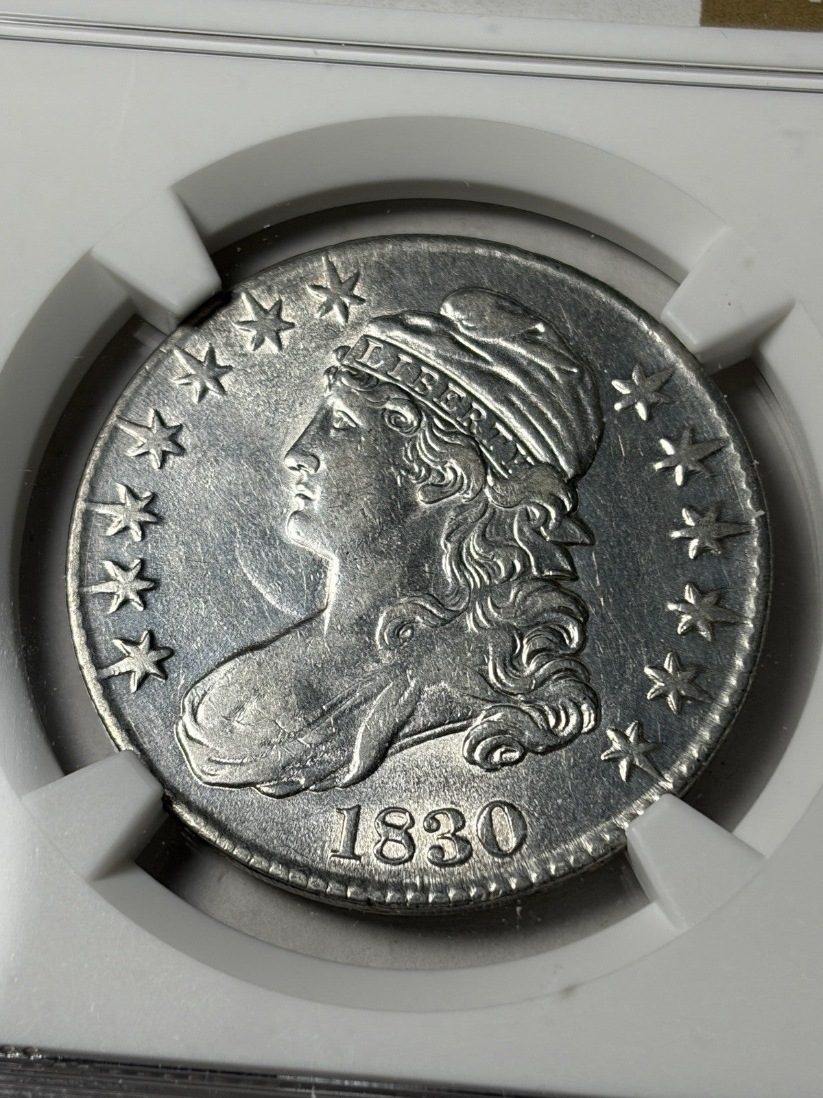 1830 NGC XF Details Capped Bust Half Dollar - Looks Better
