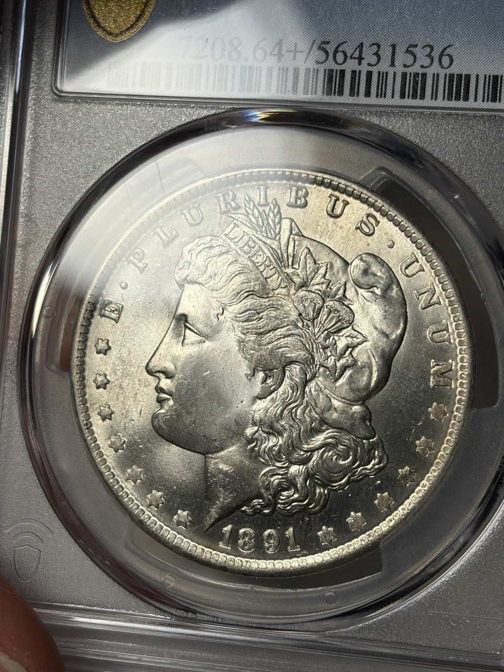 1891-O PCGS MS64+ Morgan Silver Dollar
